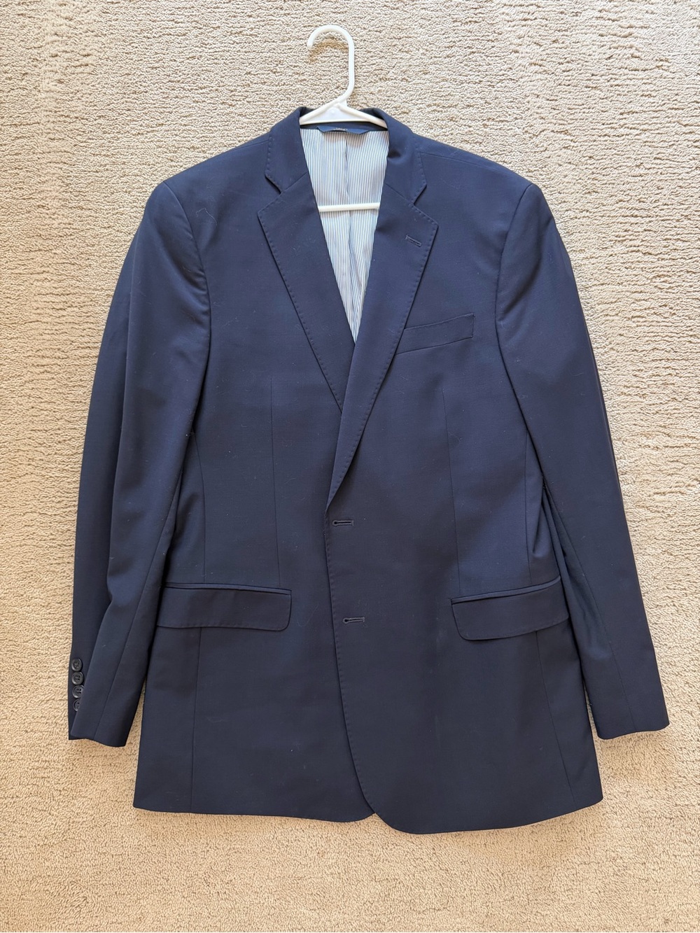 Brooks Brothers Navy Two-Button Men's Suit Jacket